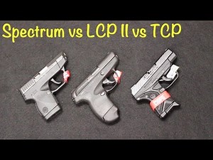 Taurus Spectrum vs Ruger LCP II vs TCP