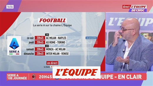 La Serie A débarque en clair sur la chaîne L'Equipe - Foot - ITA