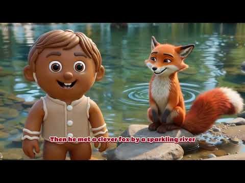 (THE GINGERBREAD MAN )A SHORT KIDS STORY IN ENGLISH