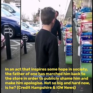 Two little yobs abusing and threatening staff at Asda, Gosport yesterday. HOWEVER, this one actually has a partially satisfying twist for once! (Credit: Hampshire And Iow News) | UK Cop Humour