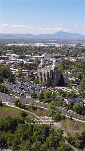 12K views · 764 reactions | ️ The Logan Utah Temple was the second...