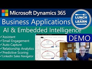 9) Microsoft Dynamics 365 CRM AI - Embedded Intelligence Overview Demo w Jean-Paul Mehanna