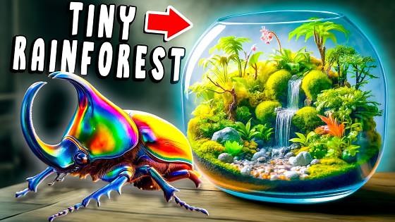 Building a rainforest for the world's strongest beetle!