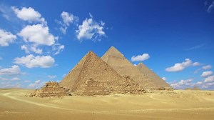Timelapse Clouds Over Great Pyramids Giza Stock Footage Video (100% Royalty-free) 11816984 | Shutterstock