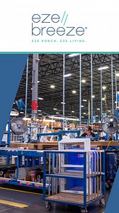 Innovation done Florida style. ✨ Inside our Tampa facility, you’ll find more than machines at work. You’ll find people who take pride in every frame, every cut, and every careful assembly. Each Eze-Breeze panel is built with trusted materials, skilled hands, and a whole lot of heart. From Florida to porches across the country, our team makes sure every system is designed to last - so you can enjoy your favorite spaces, season after season. Because quality isn’t just something we promise. It’s so