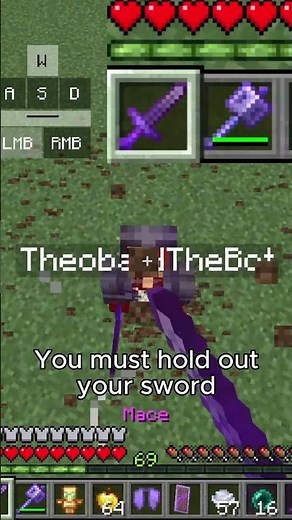 How to mace swap #minecraft #tutorial #pvp