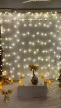 Romantic Room Decoration Ideas at Home | Date Night Setup #datenight #shorts #decoration