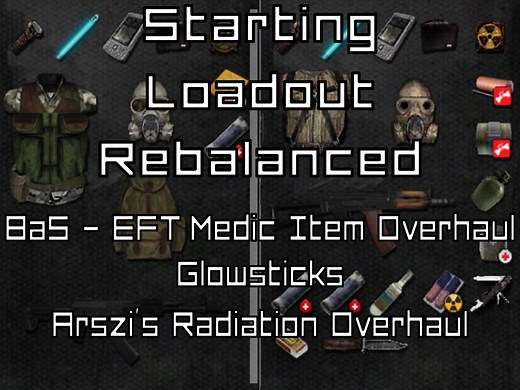 Starting Loadout Rebalanced v1.2 - Multiple mods support addon - S.T.A.L.K.E.R. Anomaly mod for S.T.A.L.K.E.R.: Call of Pripyat