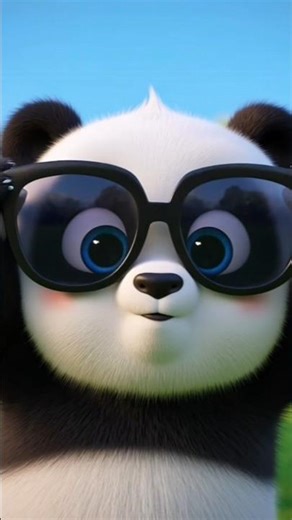 Panda Tries to Look Cool 😎🐼 | Funny Panda Shorts #shorts