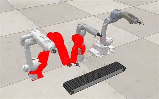 【VREP】简单调用VREP的碰撞检测功能实现点位和离线规划轨迹的测试