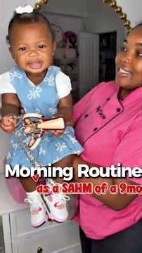 Good morning | Im not crying you are! Cheekd is 9 months #sahm #girlmom #mymorningroutine #mumdiary