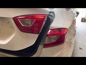 How to replace Taillight bulb 2016-2019 Chevy Cruze, outer taillight.