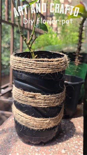 diy flower pot #gardendecor #diycrafts #diy