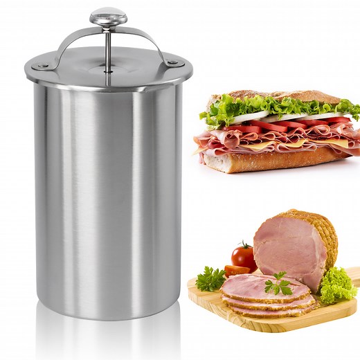 Watch How to Use KEISSCO Ham Sandwich Meat Press Maker on Amazon Live