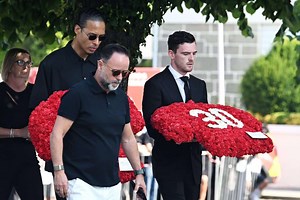 Liverpool players and staff attend Diogo Jota funeral