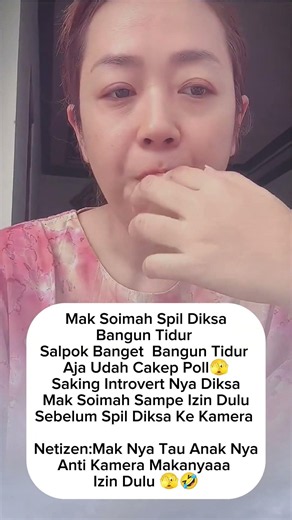 Yes Diksa is not afraid of the camera anymore, now become an artist like Mak Soimah 😍#viral#diksa...
