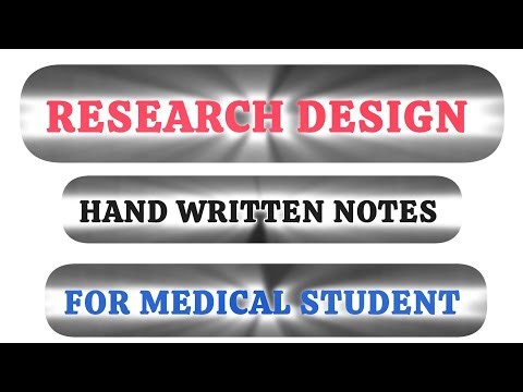 Research Design Hand Written Full Notes #researchdesign #nursingnotesanddiagramhelp