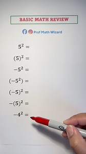 29K views · 178 reactions | Basic Math Review #mathematics #mathskills #math | Prof Math Wizard | Facebook