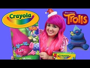 GIANT Trolls Christmas Coloring Page | COLORING WITH KiMMi THE CLOWN