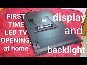 LED TV OPEN FIRST TIME AT HOME
