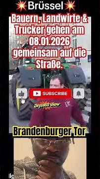 🚨#BAUERNPROTESTE DEUTSCHLAND! 🚜🔥 08.01.26 Bauern AUF DER STRASSE – #Bauerndemo legt lahm #traktor