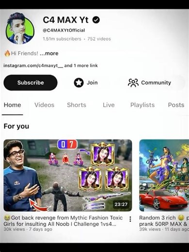 C4 MAX YT vs Mythic Fashion Girls! 😱 #BGMI #shorts ‪@C4MAXYtOfficial‬ #clutch #revenge