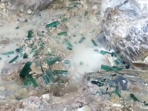 308K views · 9.6K reactions | Tourmaline stone mining | Blue Light Gemstones | Facebook