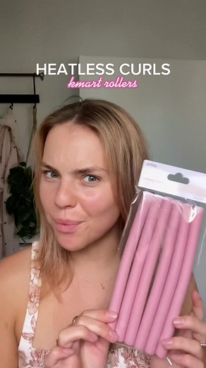 Heatless Curls Tutorial Using Kmart Rollers