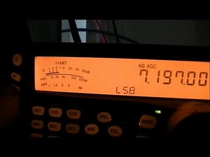 Kenwood TS-480 SAT - Comparison of windom and random wire antenna