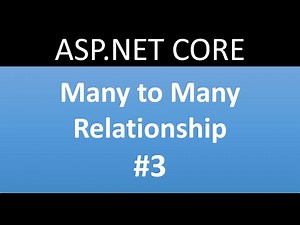 Many to Many Relationship Example in ASP.NET Core Part-3/6