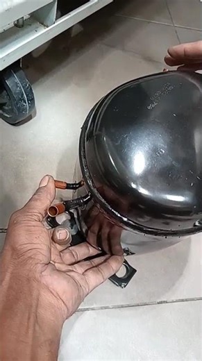 new chiller compressor testing.. #hvac #chiller