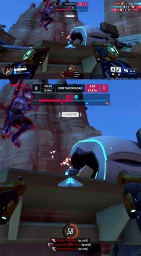 They Left The Payload?! 😱 Genji Ninja Cap Moment #Overwatch2 #Genji #OW2