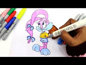 Coloring Pages Looney Tunes' Bugs Bunny, Daffy Duck, Road Runner, Sylvester & Tweety, lolabunny