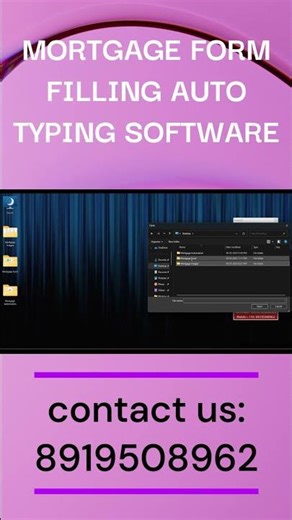 Mortgage Form Filling Auto Typing Software free Download