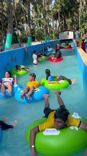 Viral Lazy Sleeping Swimming Pool🤩 Crazy River 🤯 #shorts #viral #trending #new