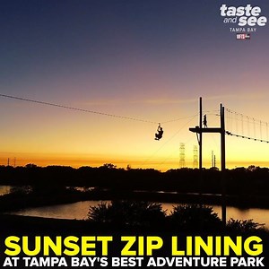 10K views · 167 reactions | SUNSET ZIPLINE  Soar above the trees on...