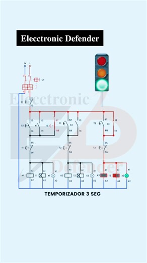 468K views · 4K reactions | Electrical work traffic lights control #Elecctronic_Defender #smartcontrol #electricity #electricitychallenge #electronicsengineering #electricalengineering #electricalwork #electricalservices #electrical #electrician #electricianlife #electricidad #ElectricalSafety #electricalcontractor #electrical #electriciantools #electricalengeneer #trafficlight | Elecctronic Defender | Facebook