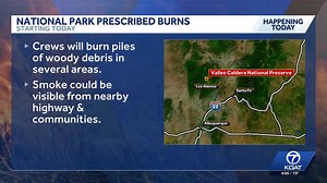 Prescribed burn starts in Valles Caldera forest