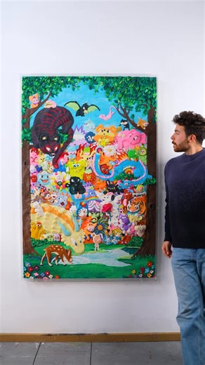 Vexx on Instagram: "my plasticine artwork 🐰🍃🪾haven’t decided on a name yet, best comment wins!"