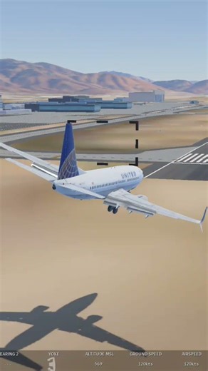 normal ryanair landing (sorry for not using Ryanair livery)