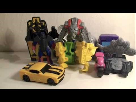 Transformers 2 ROTF Movie Burger King Kids Meal Toys Review