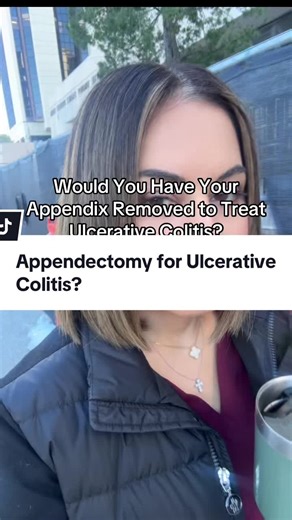 Endoscopic response in 31 (48·4%) of 64 patients compared with 11 (25·6%) of 43 patients (25·6%; 22·9 percentage points [5·0–40·7]; p=0·018). Colectomy rates (six [9·0%] of 67 patients vs four [8·2%] of 49 patients. Bias & Confounders: not a randomized study. Patients chose treatment and may be biased. Can appendectomy be an adjunct to advanced therapy in biologic-exposed patients with active ulcerative colitis Potential mechanism: appendix plays a role in immunity and the gut microbiome. If you