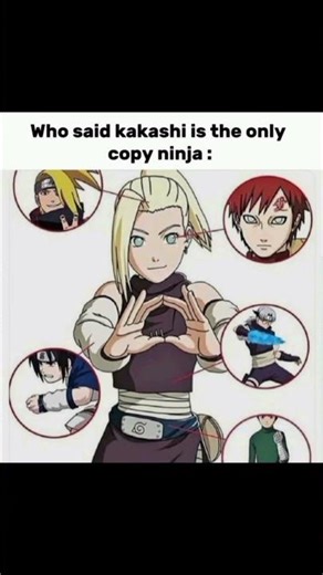 Ino the copy ninja😂😂. #naruto #meme #narutomemes