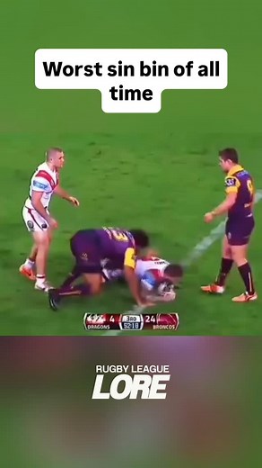 Longest 10 metres in history! 😂 Is there a worse sin bin than this? | Rugby League Lore