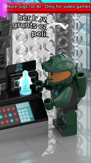 Master Chief Needs Help (LEGO) #lego #halo #funny