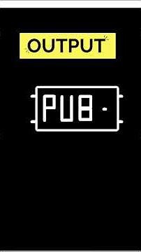 PUBG🔥 logo using python | How to create pubg logo using python | #BGMI #Shorts