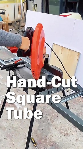 Cold saw blade bevel cutting square tube, smooth and burr-free surface #HandSaw #sawmachine #coldsawblade #bevelcut #squaretube #squaretubecutting #metalsaw #coldcutting #MetalCutting #cuttingsaw #SawBlade #cuttingmachine #tubecutting #kwssawblade