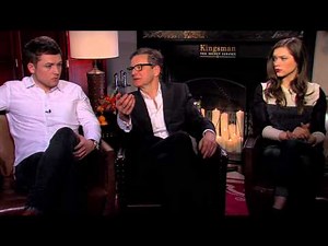 Kingsman: The Secret Service: Colin Firth, Taron Egerton, & Sophie Cookson Official Movie Interview
