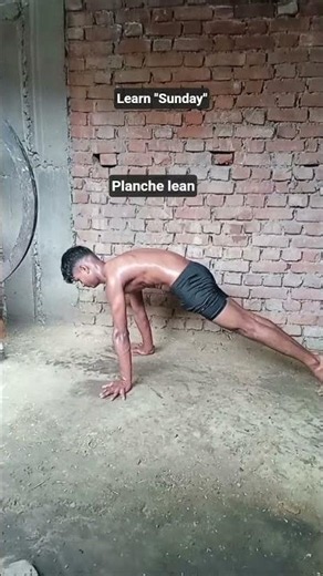 "Sunday" planche practice.