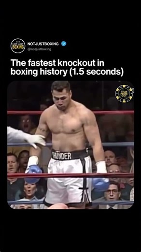 The FASTEST KNOCKOUT In Boxing HISTORY